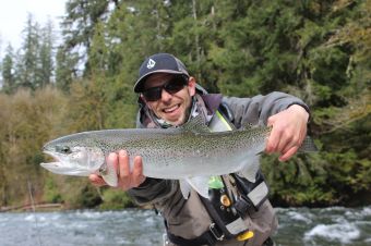 Another Stamp River Wild Steelhead for Brood Stock