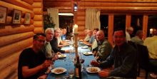 Dining at the Riverside Lodge - Great Food - Great Company