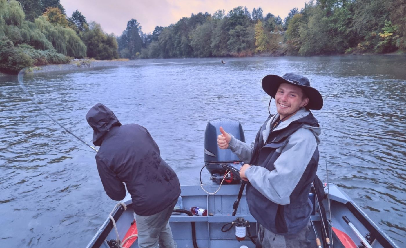 Vancouver Island BC Fishing Lodge - Stamp River Fall Salmon Fishing Report  - Murphy Sport Fishing